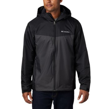 Columbia Muške Jakne - Glennaker Sherpa Lined Crne Tamno Sive | TYAF-12457